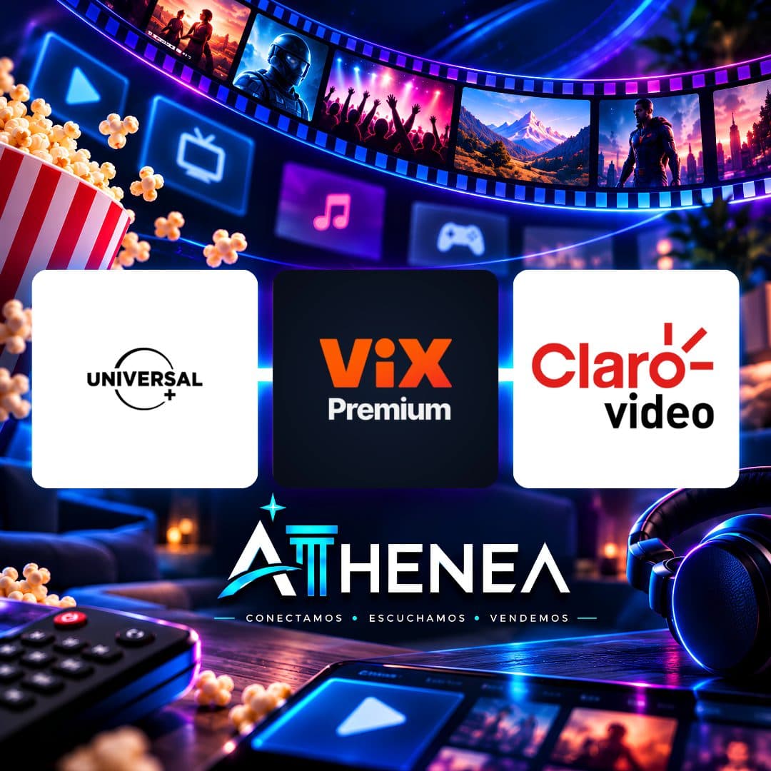 UNIVERSAL+ + VIX PREMIUM + CLARO VIDEO