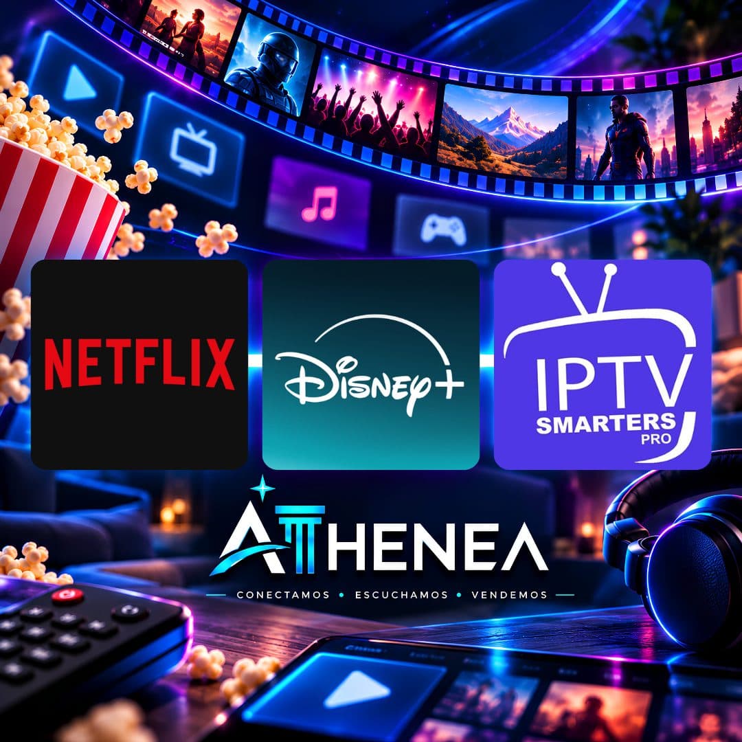 NETFLIX + DISNEY+ SIN ESPN + IPTV