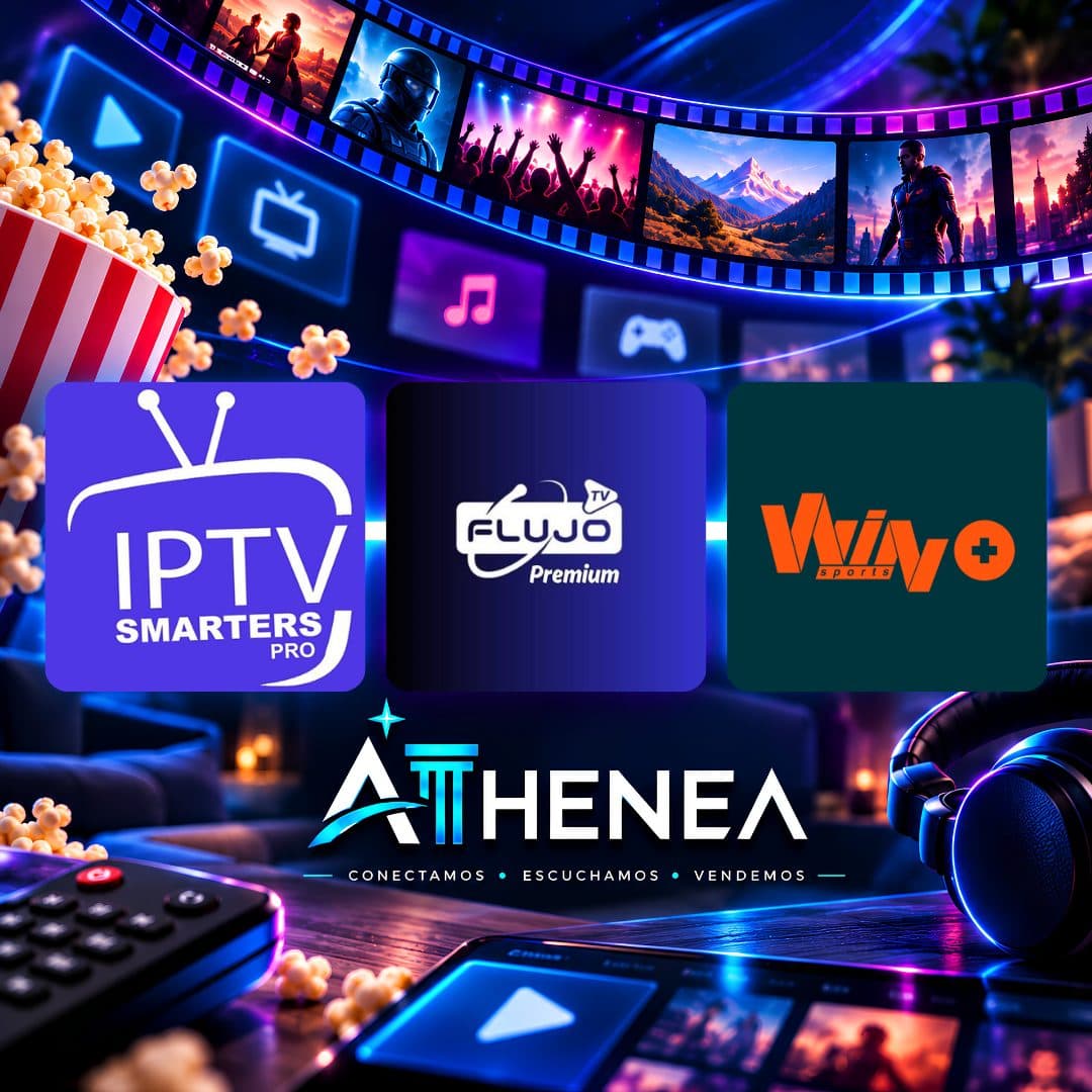 IPTV + FLUJO TV + WIN+