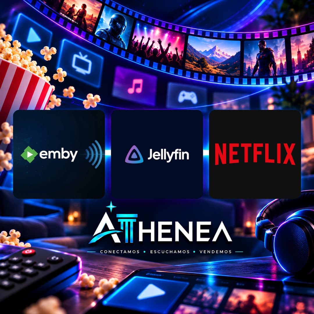 EMBY + JELLYFIN + NETFLIX