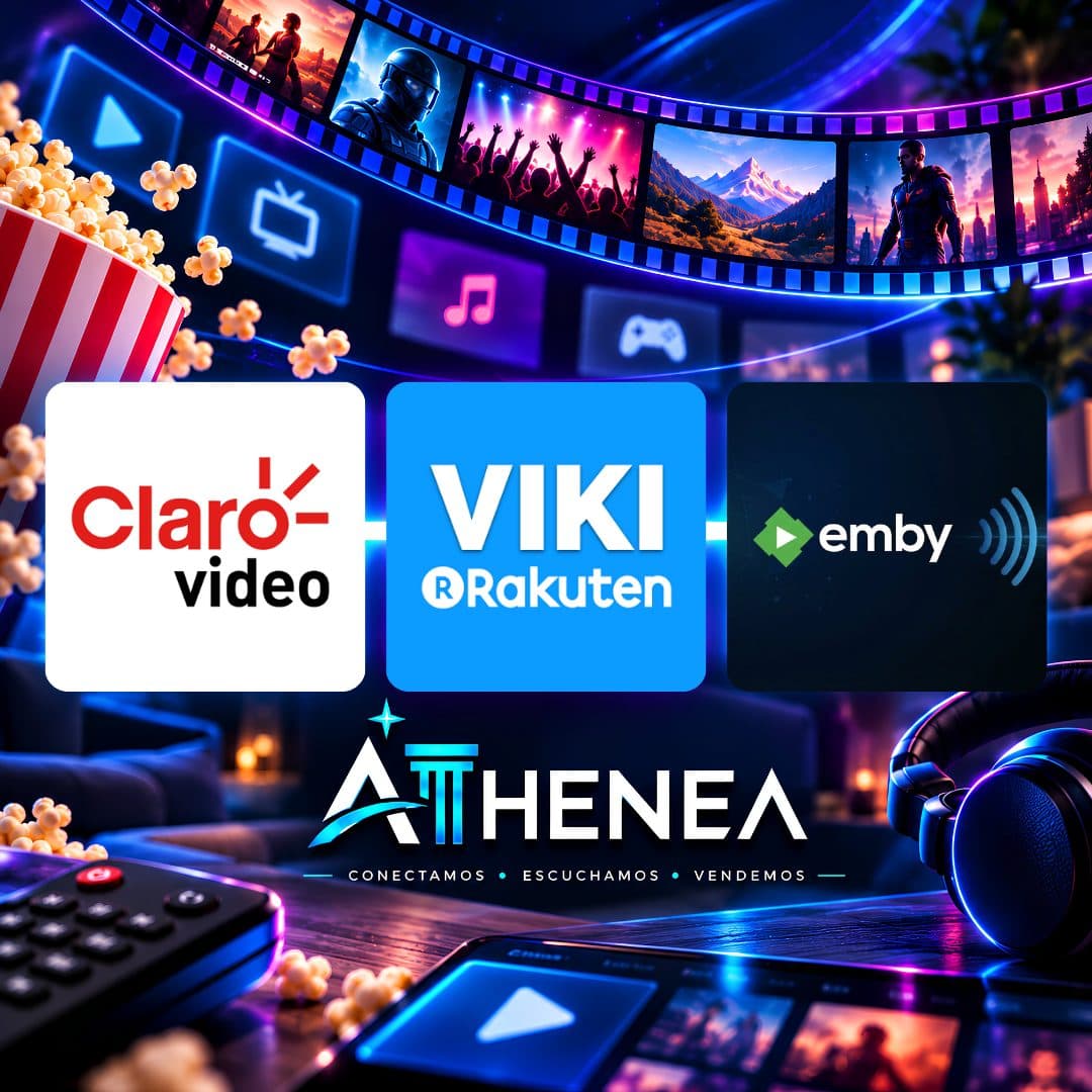CLARO VIDEO + RAKUTEN VIKI + EMBY