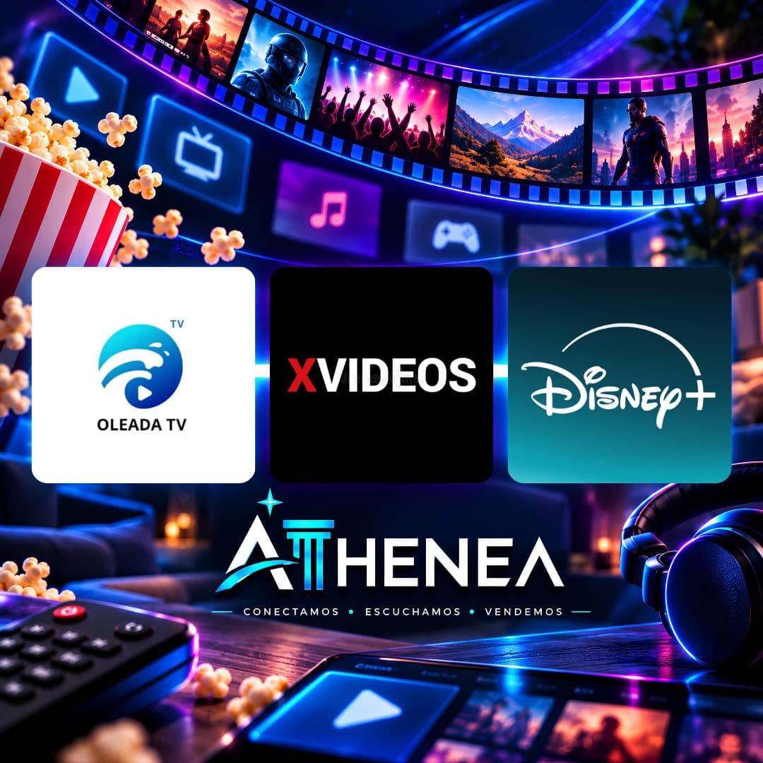 OLEADA TV + XVIDEOS + DISNEY+ SIN ESPN