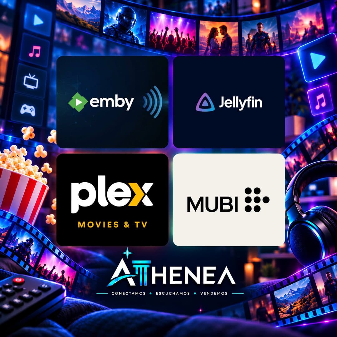 EMBY + JELLYFIN + PLEX + MUBI