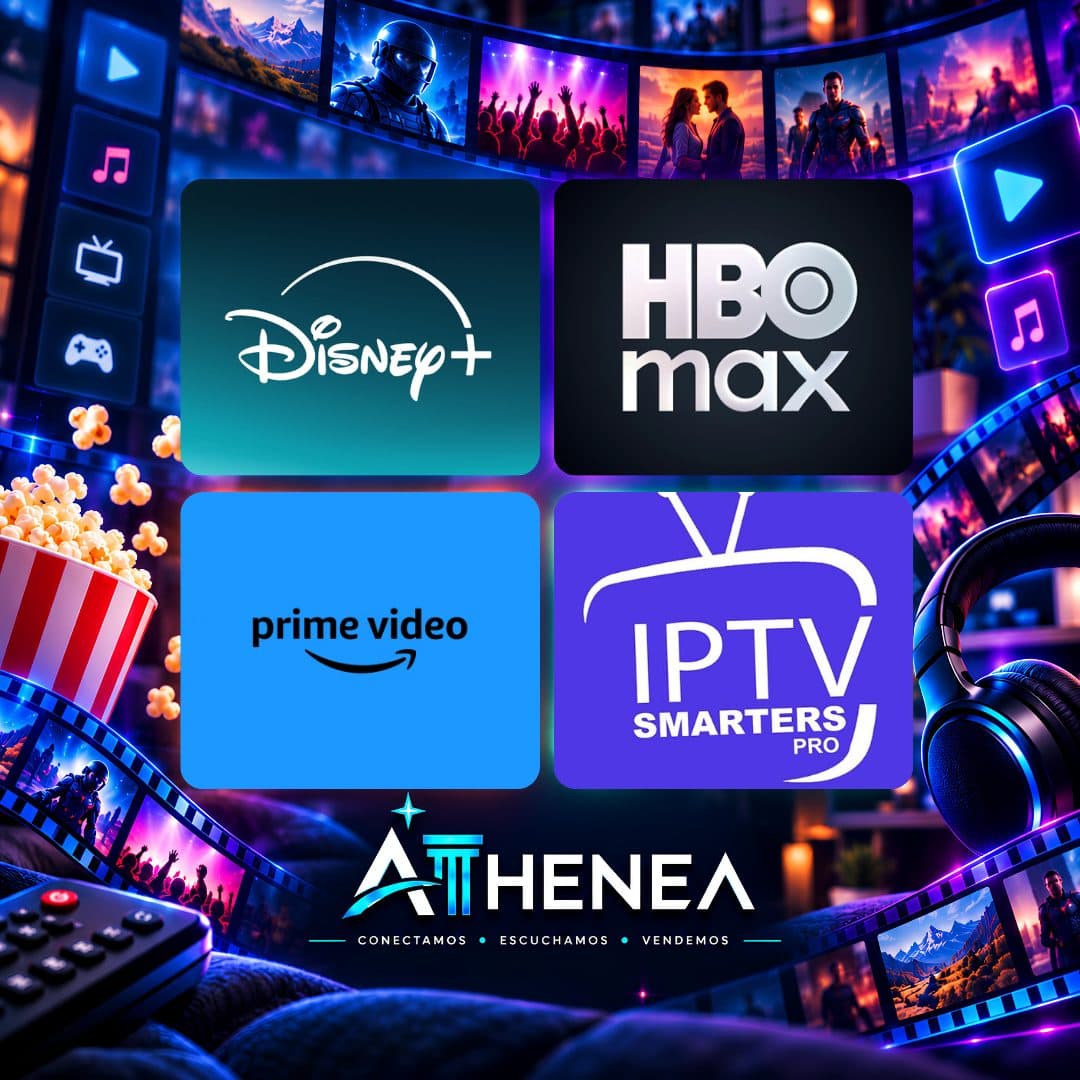 DISNEY+ CON ESPN + HBO MAX + AMAZON PRIME VIDEO + IPTV