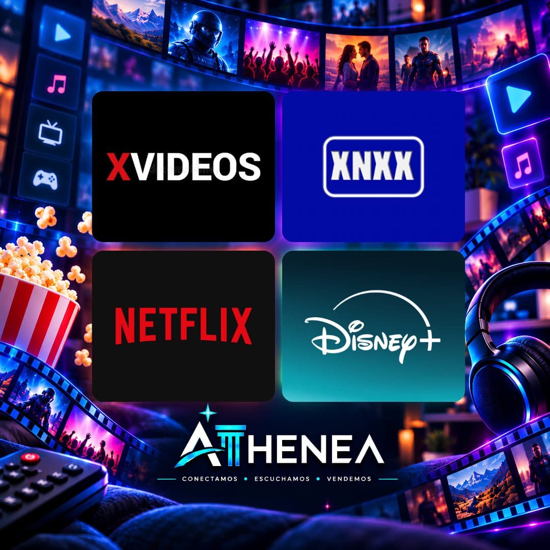 XVIDEOS + XNXX + NETFLIX + DISNEY+ SIN ESPN