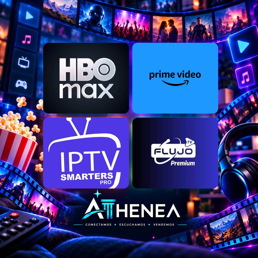 HBO MAX + AMAZON PRIME VIDEO + IPTV + FLUJO TV