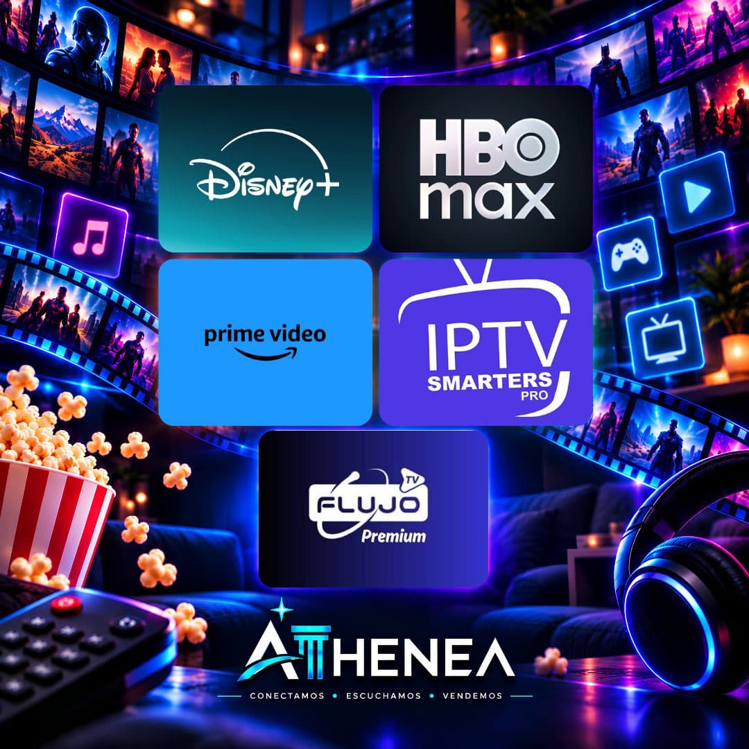 DISNEY+ SIN ESPN + HBO MAX + AMAZON PRIME VIDEO + IPTV + FLUJO TV