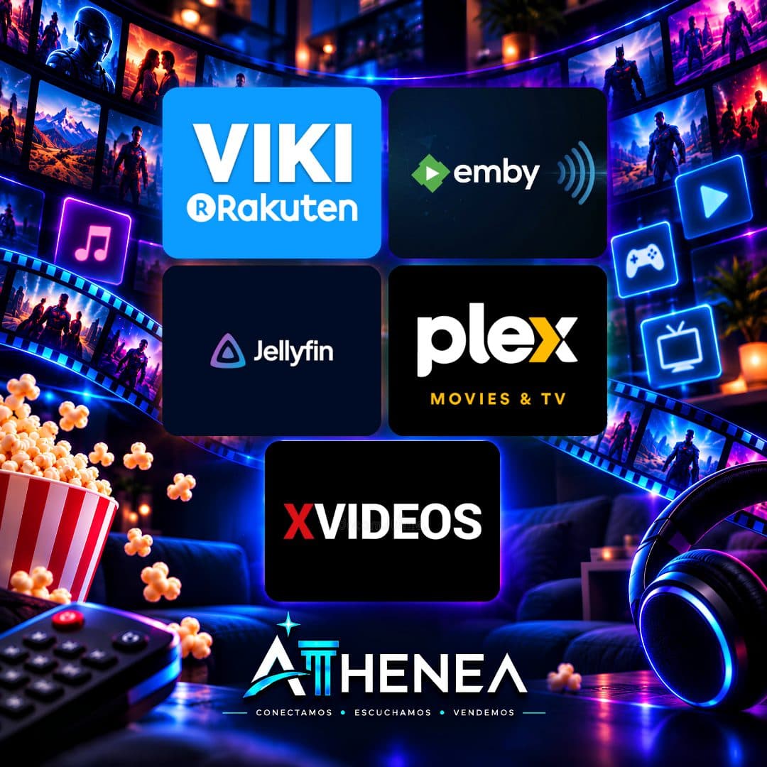 RAKUTEN VIKI + EMBY + JELLYFIN + PLEX + XVIDEOS
