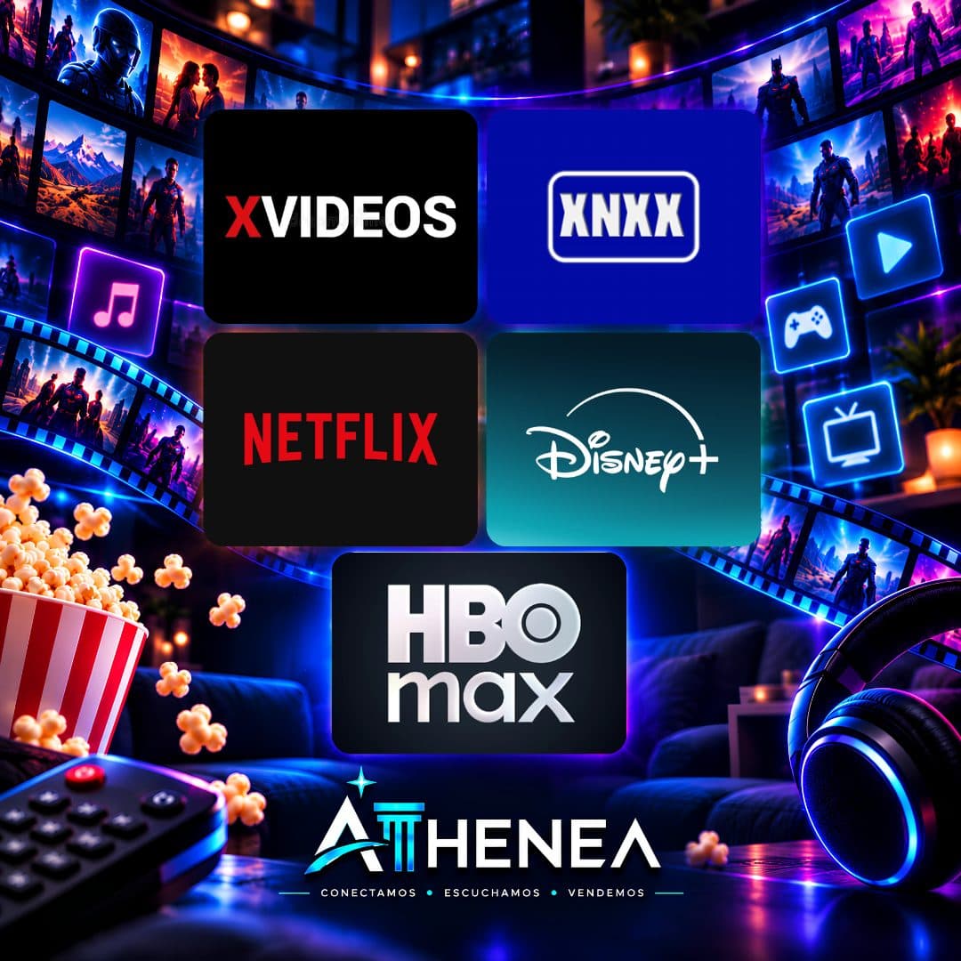 XVIDEOS + XNXX + NETFLIX + DISNEY+ SIN ESPN + HBO MAX
